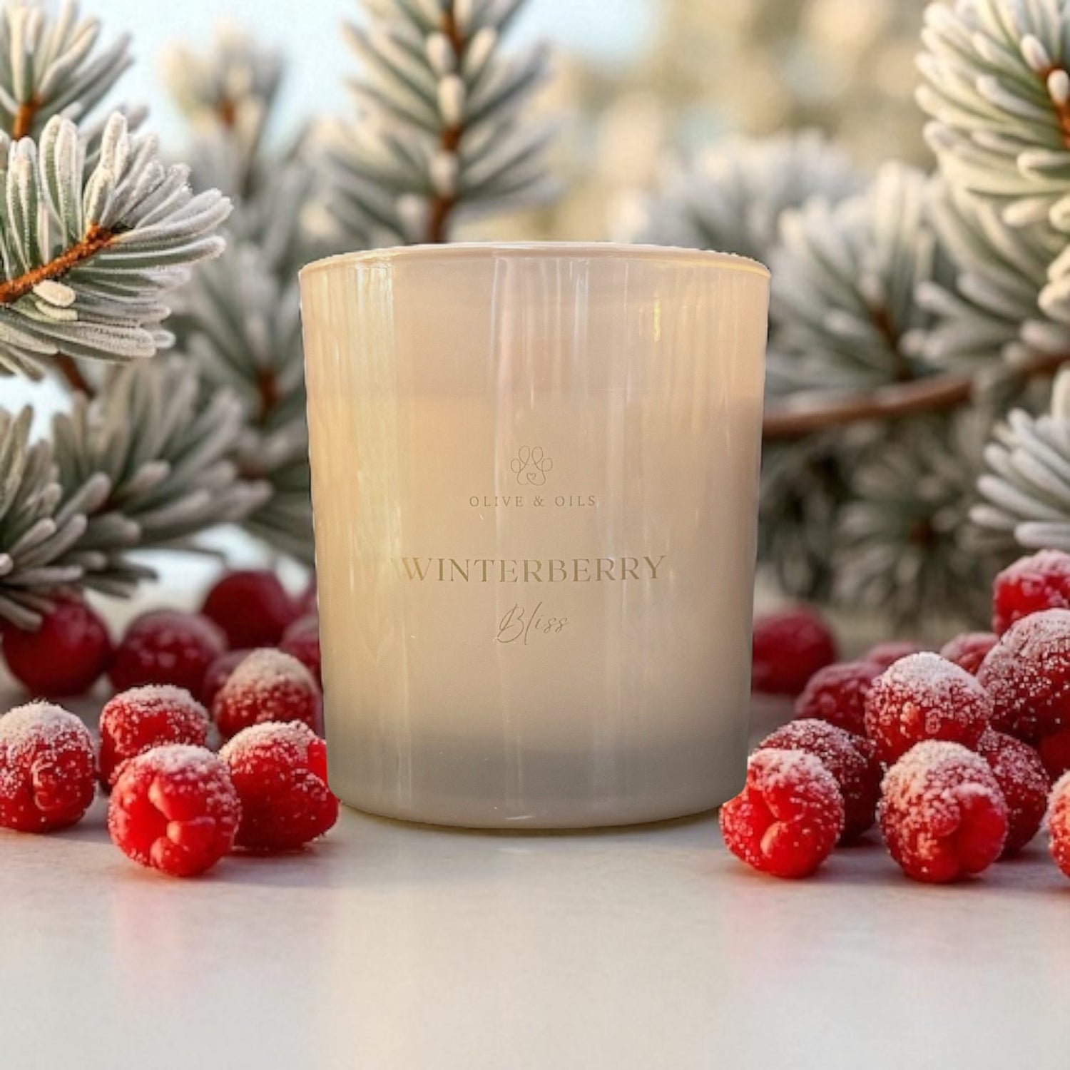 Winterberry Bliss Candle - Olive & Oils